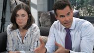 Drew takes charge. Willow just listens on General Hospital | Image: ABC